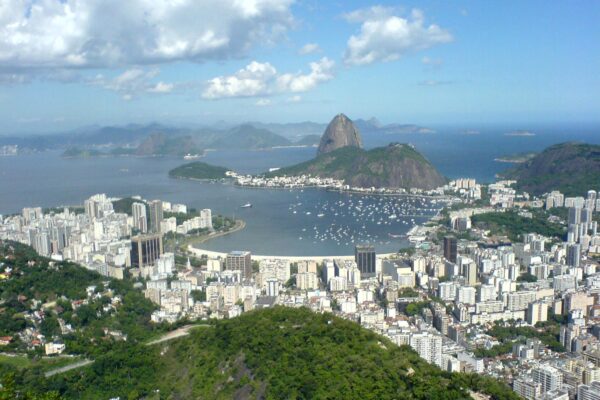 Rio de Janeiro, Blick von der Cristo Statue aus