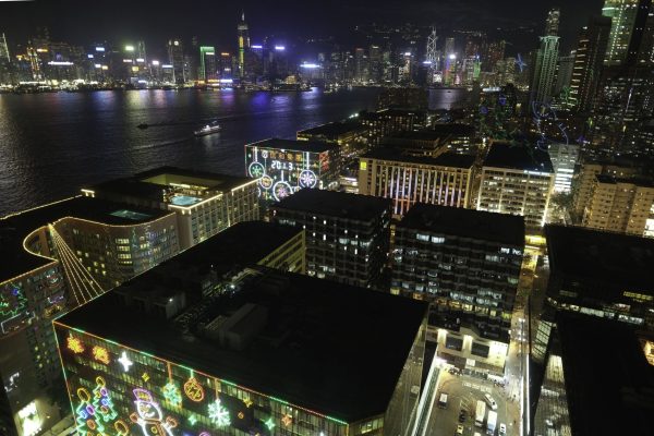 Hongkong, ICON Hotel, Blick aus dem Hotel Zimmer